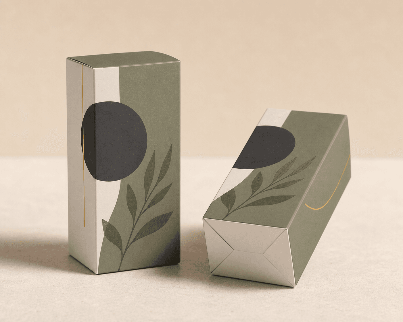 Custom auto-lock tuck box construction